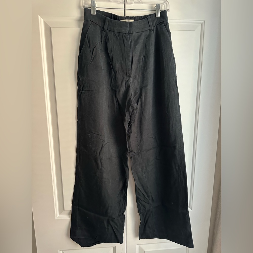 Abercrombie wide leg tailored pants